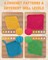 Knitting Kit for Beginners, Complete Beginner Knitting Kit Easy Knitting Set Including Knitting Needles Set Cotton Yarn, Learn to Knit Dishcloth with Step-by-Step Instructions, Colorful